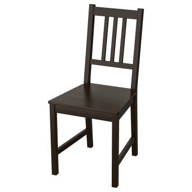 IKEA Обеденный стул STEFAN Черный (ИКЕА СТИВЕН) 00211088