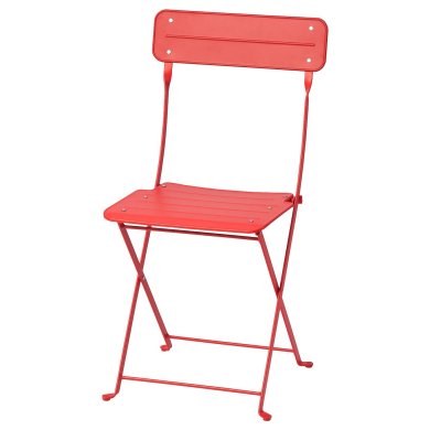 IKEA Складаний садовий стілець SUNDSO Помаранчевий (ИКЕА САНСО) 70528946