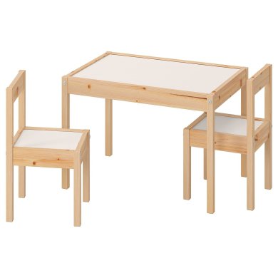 IKEA Стіл зі стільцями LÄTT (ИКЕА LÄTT) 50178411