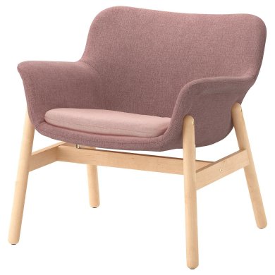 IKEA Кресло мягкое VEDBO Розовый (ИКЕА ВЕДБО) 40552221