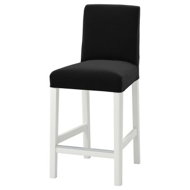 IKEA Барний стілець BERGMUND Чорний (ИКЕА БЕРГМУНД) 89399765
