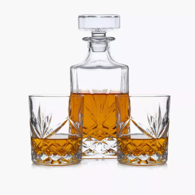 Набор графин и стаканы для виски Duka FROSTAT 3 шт. | Прозрачный 2221453