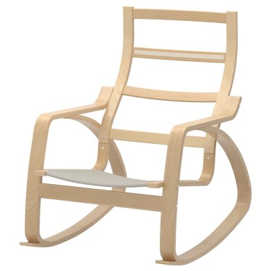 IKEA Каркас кресла-качалки POANG Дерево (ИКЕА ПОЕНГ) 10486058