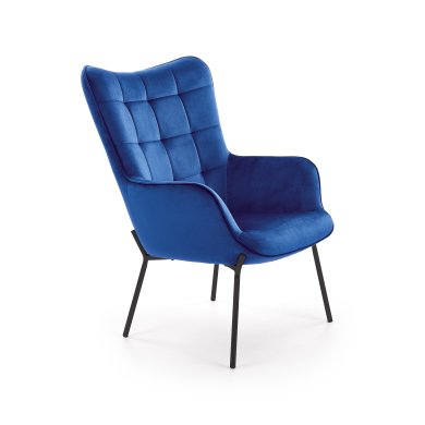 Крісло м'яке Halmar Castel Синій V-CH-CASTEL-FOT-GRANATOWY