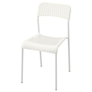 IKEA Обідній стілець ADDE Білий (ИКЕА АДДЕ) 10219178