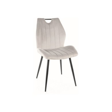 Обеденный стул Signal Arco Velvet Светло-серый ARCOVCJSZ