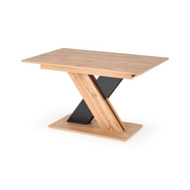 Розкладний стіл Halmar Xarelto | Дуб вотан/Чорний V-PL-XARELTO-ST-WOTAN/CZARNY