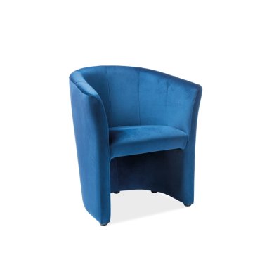 Крісло м'яке Signal TM-1 Velvet Синій TM1V86-P