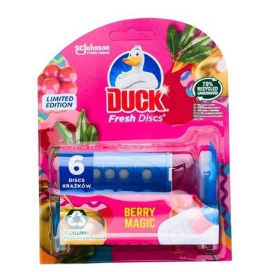 Диски чистоти для туалету Duck Berry Magic 36 мл 5000204187021