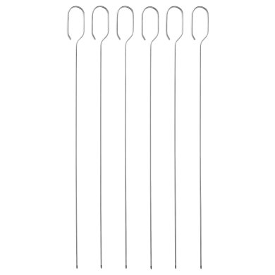 IKEA Комплект шампурів GRILLTIDER 6 шт Сріблястий (ИКЕА ГРИЛЛТАЙДЕР) 80564731