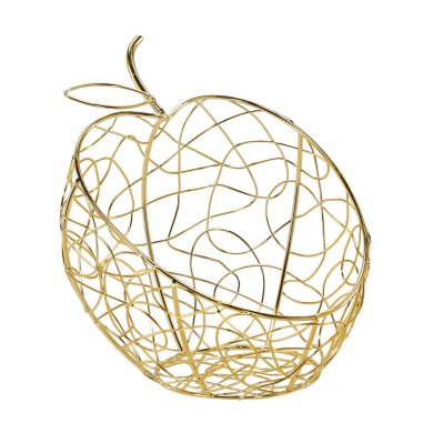 Декоративная чаша Chomik Apple | Золотой GOT1443