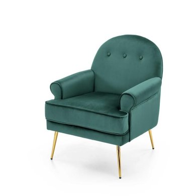 Кресло мягкое Halmar Santi Velvet Зеленый V-CH-SANTI-FOT-C.ZIELONY