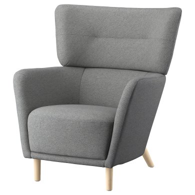 IKEA Крісло м'яке OSKARSHAMN Сірий (ИКЕА Оскарсхамн) 20523611