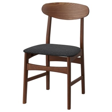 IKEA Обеденный стул GUNLEIF Серый (ИКЕА ГАНЛЕЙФ) 90505722
