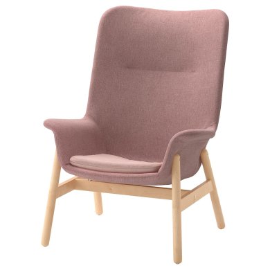 IKEA Кресло мягкое VEDBO Розовый (ИКЕА ВЕДБО) 50552225