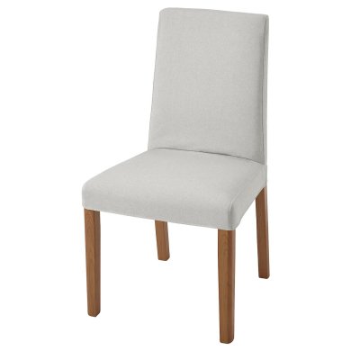 IKEA Обеденный стул BERGMUND Светло-серый (ИКЕА БЕРГМУНД) 99387738