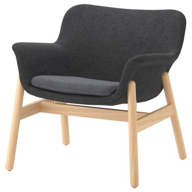 IKEA Кресло мягкое VEDBO Темно-серый (ИКЕА ВЕДБО) 60552220