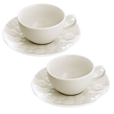 Чайный сервиз фарфоровый Duka Sara | Белый 1215200