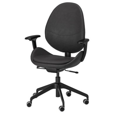 IKEA Офісне крісло HATTEFJALL Чорний (ИКЕА ХАТТЕФЬЯЛЛЬ) 50538965