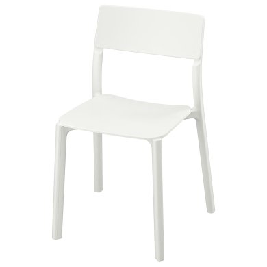 IKEA Обідній стілець JANINGE Білий (ИКЕА JANINGE) 00246078