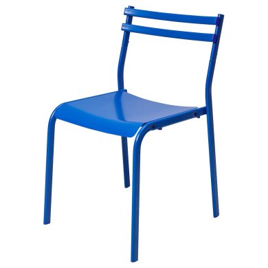 IKEA Обеденный стул GENESON Синий (ИКЕА ГЕНЕСОН) 80567796