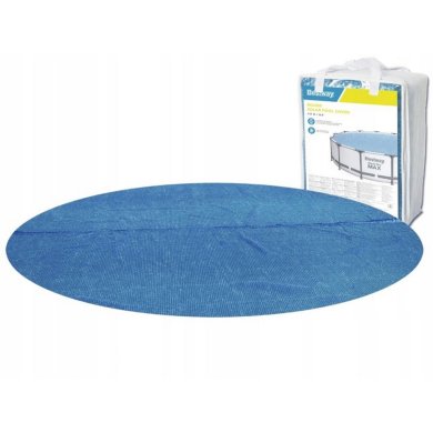 Теплозберігаюче покриття (солярна плівка) для басейну Bestway 462  см Синій BES58253