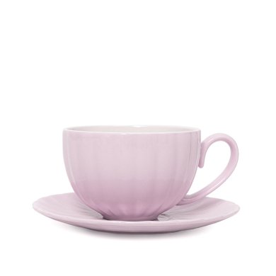 Чашка із блюдцем Homla MINA | Фіолетовий 214526