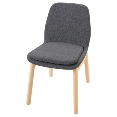 IKEA Обідній стілець VEDBO Сірий (ИКЕА ВЕДБО) 10417989