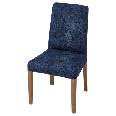 IKEA Обеденный стул BERGMUND Синий (ИКЕА БЕРГМУНД) 49428977