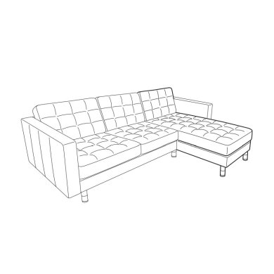 IKEA Каркас секції кушетки LANDSKRONA (ИКЕА ЛАНДСКРУНА) 40413094