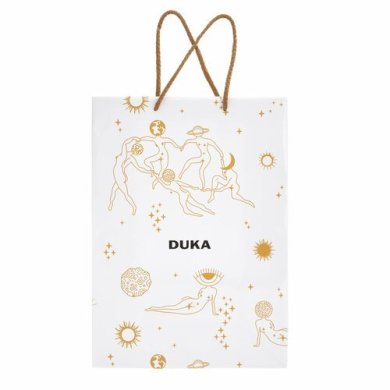 Подарунковий пакет Duka Celestial | Білий/Золотий принт 2220867