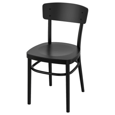 IKEA Обеденный стул IDOLF Черный (ИКЕА IDOLF) 80225166