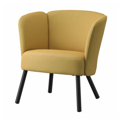 IKEA Крісло м'яке HERRAKRA Жовтий (ИКЕА ЭРРАКРА) 30535543