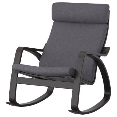 IKEA Крісло-качалка POANG Темно-сірий (ИКЕА ПОАНГ) 29395831