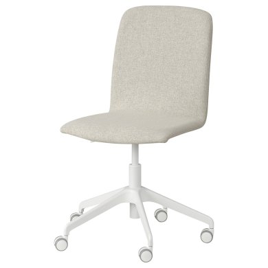 IKEA Офисное кресло ERFJALLET Бежевый (ИКЕА ЭРФЖАЛЛЕ) 90587954