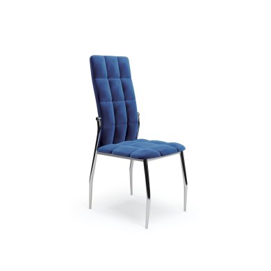 Обідній стілець Halmar K-416 Velvet Синій V-CH-K/416-KR-GRANATOWY