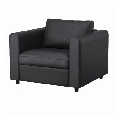 IKEA Крісло м'яке VIMLE Чорний (ИКЕА ВИМЛЕ) 19476837