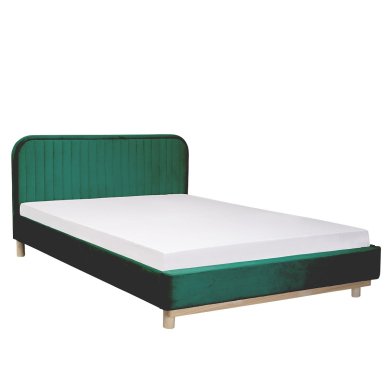 Ліжко Homla KARALIUS Welur 160x200 см | Зелений 207727