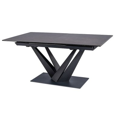 Розкладний стіл Signal Sorento Ceramic | Ефект мармуру/Чорний матовий SORENTOCC160