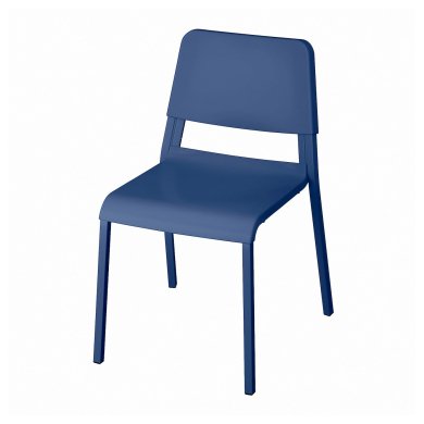 IKEA Обідній стілець TEODORES Синій (ИКЕА ТЕОДОР) 90530627