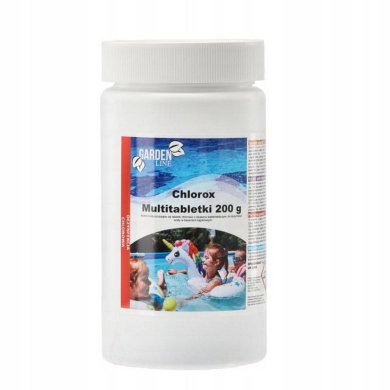 Дезінфікуючі таблетки Garden Line CHLOROX MULTITABLETKI 200 г - 1 кг CHEM9389