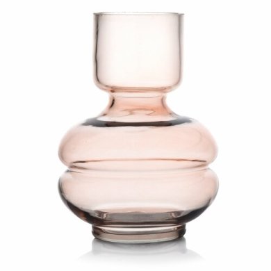 Ваза Duka Glass 15 см | Розовый 2221154