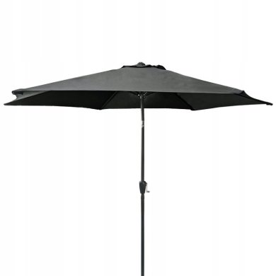 Садовый зонт с чехлом Kontrast ORLANDO 300 см Темно-серый 5.06.27593