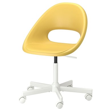 IKEA Офісне крісло ELDBERGET/MALSKAR Жовтий (ИКЕА ЭЛЬДБЕРГЕТ/МАЛЬСКАР) 69444405
