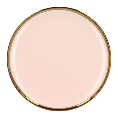 Тарелка десертная Homla SINNES 15 см | Розовый / Золотой 162894