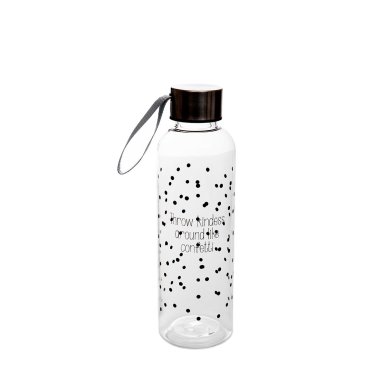 Бутылка для воды с конфетти Homla AINO 0,5 л | Прозрачный 162641