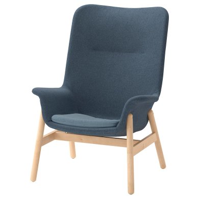 IKEA Крісло м'яке VEDBO Синій (ИКЕА ВЕДБО) 00552223