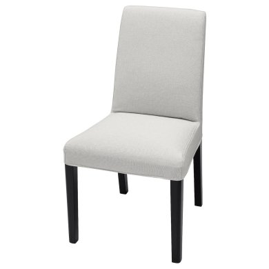 IKEA Чехол на стул BERGMUND Светло-серый (ИКЕА БЕРГМУНД) 70486201